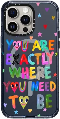 Vista 24 de CASETiFY Funda para iPhone 15 Pro Max, compatible con MagSafe Protección contra caídas de grado militar de 8.2 pies Hortensias azules Nantucket