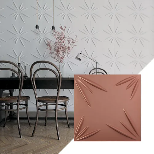 Vista 33 de Ekena Millwork WP20X20INWH 19 5/8 pulgadas de ancho x 19 5/8 pulgadas de alto Inula EnduraWall Decorativo 3D Panel de Pared Cubre 2.67 pies cuadrados