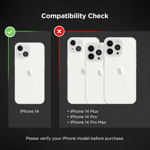 Vista 6 de Encased SlimShield para iPhone 14 Funda con Clip para Cinturón con Soporte para Teléfono (Compatible con MagSafe) Negro Mate (iPhone 14)