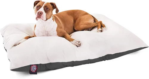 Vista 22 de Majestic Pet Cama rectangular para perros tamaño mediano, lavable, funda extraíble, cama para mascotas, cama para jaula para perros, cama de gran