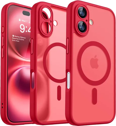 Vista 67 de CANSHN Funda magnética compatible con iPhone Air (6.5 pulgadas), mejorada [protección completa de la cámara] [compatible con Magsafe]