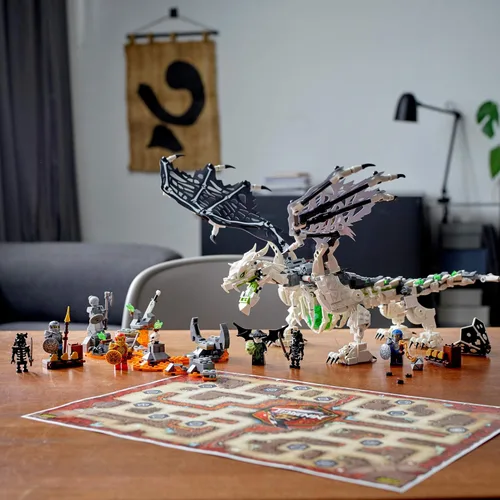 Vista 7 de LEGO NINJAGO - Juego de dragón de brujo de calavera 71721 NINJAGO con figuras de juguete de guerrero (1,016 piezas)