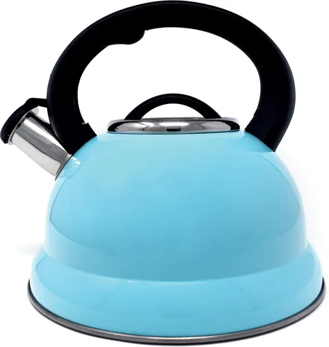 Vista 7 de Norpro Hervidor de té silbante de acero inoxidable 8.5" x 7.875" x 7.875
