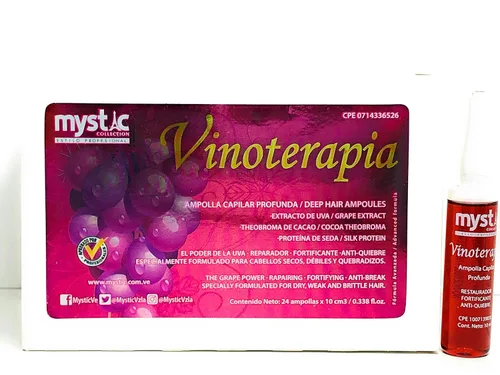 Vista 4 de Mystic Vinoterapia - Ampollas para cabello profundo (24 unidades)