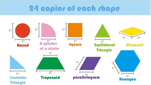 Vista 3 de ZazzyKid Juego de bloques de patrón magnético para niños: 216 piezas rompecabezas de forma geométrica Tangram - STEM