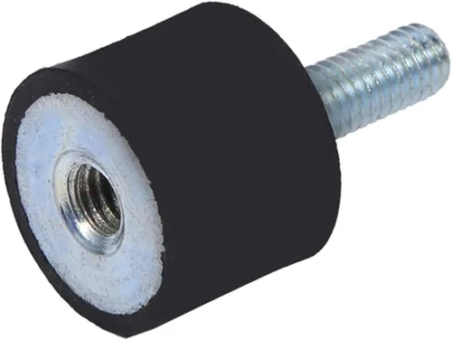 Vista 3 de Aislador antivibración M8 M6, soportes mecánicos de amortiguación de vibraciones, soportes de goma M6, amortiguador de choque, 4 piezas de goma