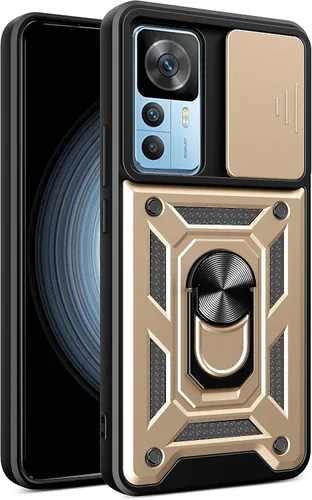 Vista 134 de Compatible con Tecno Pova Neo 2 Bracket Shell, con cubierta deslizante para lente de cámara compatible con Tecno Pova Neo 2 LG6n Case Negro