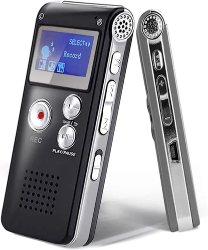 Vista 3 de 16G activado por voz Mini espía Grabadora de audio digital de sonido Dictáfono Reproductor MP3 Regalo Portátil MP3 Grabadora de audio Dictaphone