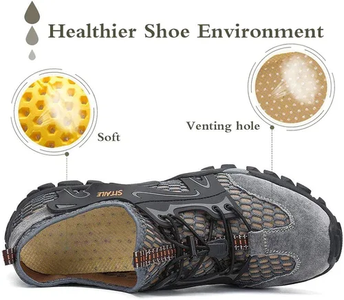 Vista 3 de SITAILE - Zapatos de agua para hombres y mujeres. Secado rápido. Para andar descalzo. Para gimnasia en el agua, natación, para el río. Zapatos