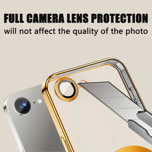 Vista 340 de Misscase Funda magnética con purpurina para iPhone 11 compatible con MagSafe, protección completa, delgada, a prueba de golpes, antiarañazos