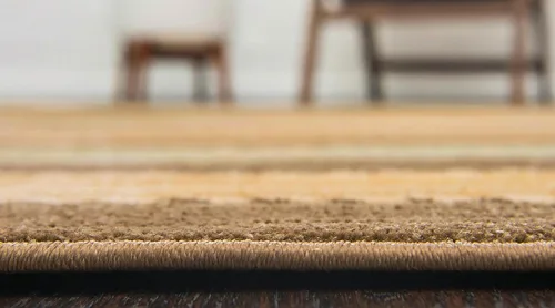 Vista 6 de Unique Loom Fars Collection - Alfombra de área - Monterey (5' 1" x 8' Rectángulo, Marrón/Crema)