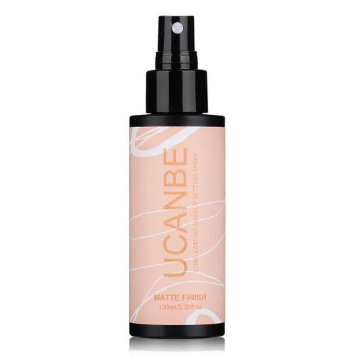 Vista 11 de UCANBE Spray fijador de maquillaje, acabado húmedo de larga duración, maquillaje en aerosol hidratante, bruma facial de secado rápido para brillo