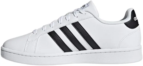 Vista 9 de adidas Tenis Grand Court para mujer Cloud WhiteLight PurpleCore Black