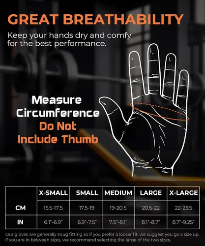 Vista 7 de sunnex Guantes de levantamiento de pesas con soporte extendido para la muñeca, guantes de gimnasio acolchados de silicona de alto agarre