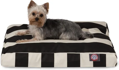 Vista 43 de Majestic Pet Cama rectangular grande para perros con rayas lavable, cama antideslizante y cómoda para mascotas, cama para perros con funda extraíble
