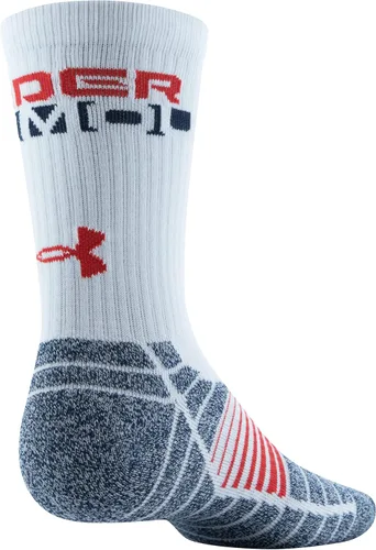 Vista 4 de Under Armour Calcetines altos para hombre 3 pares