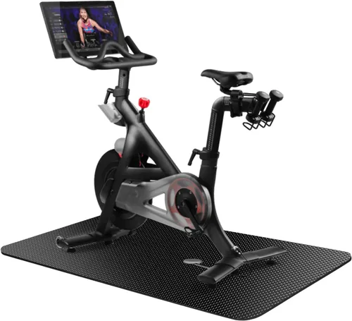 Vista 3 de Alfombrilla para caminadora, alfombrilla para bicicleta compatible con bicicleta Peloton, caminadora elíptica, almohadilla plegable