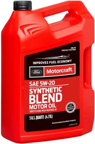 Vista 2 de Mezcla de aceite sintético para motor de primera calidad SAE 5W-20 original para Ford
