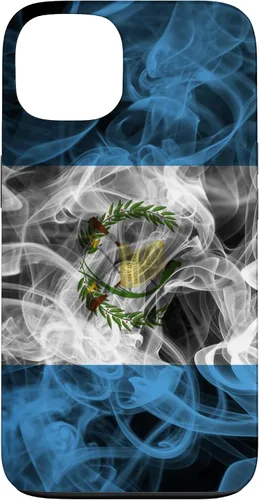 Vista 7 de Smoke Guatemala Flag - Funda para iPhone 17 con diseño de nube de orgullo ahumado