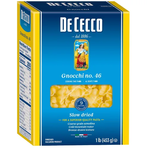 Vista 8 de De Cecco Pasta, papa Gnocchi No.401, 17.5 onzas (paquete de 4)