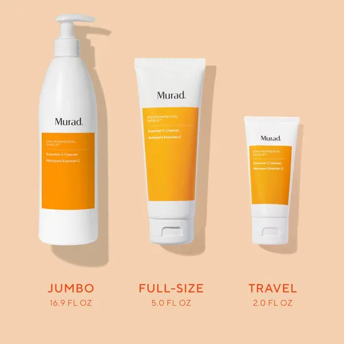 Vista 5 de Murad Essential-C Cleanser - Gel de lavado facial con espuma de protección ambiental, tratamiento rico en vitaminas y antioxidantes respaldado por