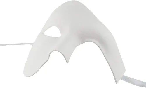 Vista 16 de KEFAN Máscara para hombre de mascarada, máscara de media cara del fantasma de la ópera