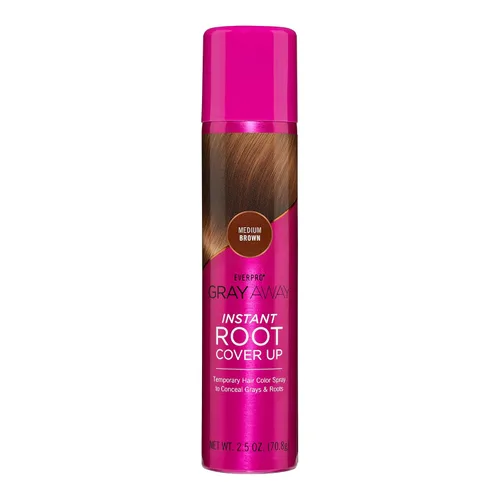 Vista 11 de EVERPRO Gray Away - Spray instantáneo para cubrir raíces, 2.5 onzas, marrón claro