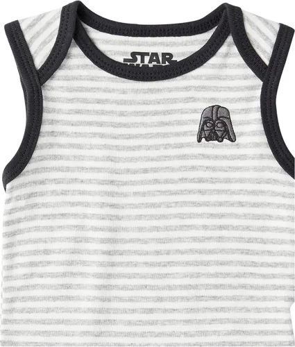 Vista 6 de Tienda Essentials Disney Marvel Star Wars Baby Boys Sleeveless Bodysuits Pack of 6
