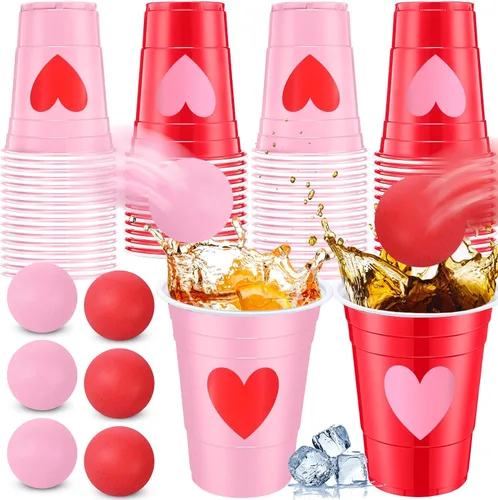 Vista 9 de Seenelling 32 piezas de suministros de juegos de fiesta del día de San Patricio para adultos incluyen 24 vasos de plástico blanco y verde de 16