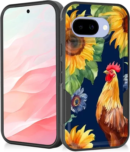 Vista 16 de Funda para Pixel 7a, resistente de doble capa híbrida de policarbonato duro de goma suave a prueba de golpes para Google Pixel 7A 6.1 pulgadas