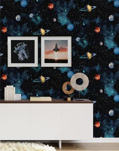 Vista 2 de NextWall Cosmos Space - Papel tapiz autoadhesivo