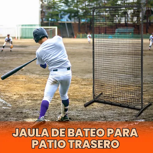Vista 5 de I Screen Baseball for Batting Cage Baseball Softball Pitching Screen Net Pitcher Protection Pitching Net Protector with Portable Bag for Batting