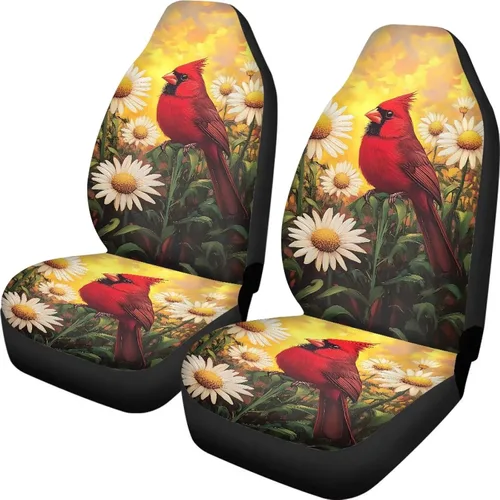 Vista 30 de Talayituse - Funda de asiento de coche con estampado de salpicaduras de pintura de la bandera americana, funda de asiento de cubo para vehículo, 4