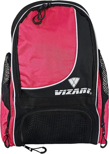 Vista 10 de Mochila de fútbol Solano de Vizari con compartimento para balón, bolsillo ventilado para balón y bolsillos de carga laterales de malla para adultos