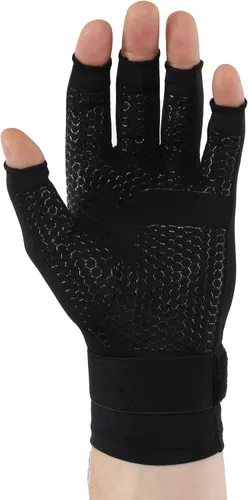 Vista 6 de Copper Fit Guantes de compresión unisex para alivio de manos