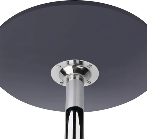 Vista 5 de Taburetes de bar giratorios ajustables de leopardo, 2 unidades., Plata Capacidad máxima de 30 libras para bebidas, se adapta a taburetes de bar
