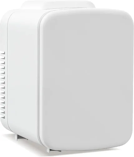 Vista 15 de HealSmart Mini refrigerador portátil, refrigeradores compactos enfriadores y calentadores de 4 litros 6 latas, con ventana de observación, 100%