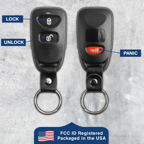 Vista 6 de KeylessOption Alarma remota del llavero del coche de la entrada sin llave para Hyundai Santa Fe Accent, Kia Rio Rio5 PINHA-T038