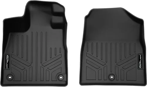 Vista 23 de SMARTLINER Juego de alfombrillas de piso de ajuste personalizado de 3 filas para Honda Pilot 2009-2015