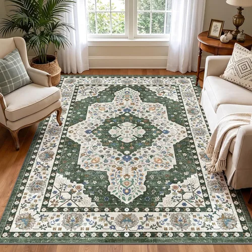 Vista 34 de nesrt Alfombra bohemia lavable de 2 x 10 pies, suave, antideslizante, extra larga, alfombra de cocina, color negro, vintage, geométrico, camino
