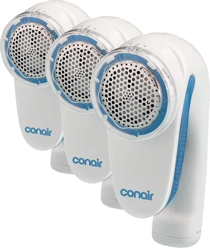 Vista 8 de Conair Afeitadora de tela y removedor de pelusas, afeitadora de tela portátil a pilas, lavanda, 1 unidad (paquete de 3)