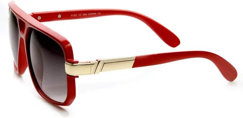 Vista 3 de zeroUV - Gafas de sol clásicas de plástico con marco cuadrado