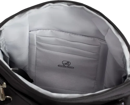 Vista 11 de Travelon Bandolera y cangurera convertible clásica antirrobo, Negro