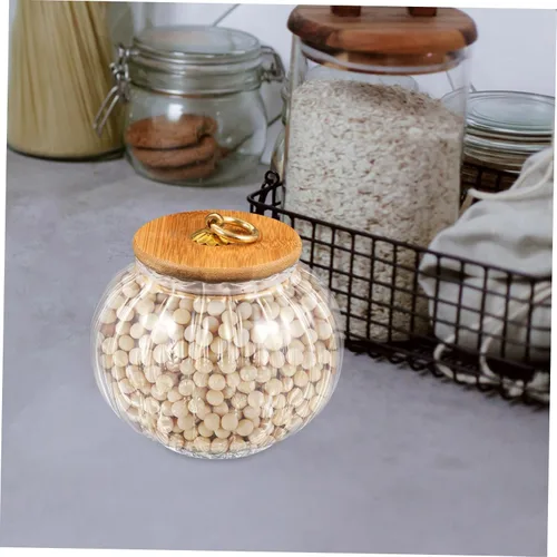 Vista 7 de BESTOYARD Tarro de cristal de calabaza 3pcs Cereales Pasta