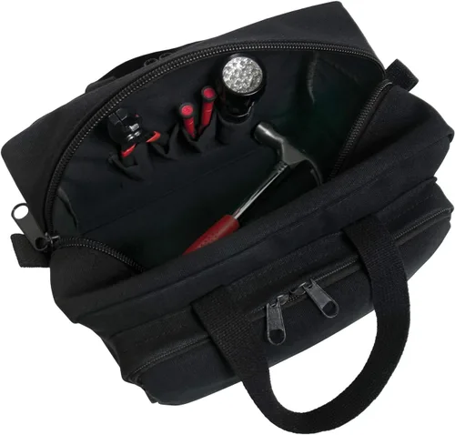 Vista 7 de Rothco 9113: Bolso de herramientas para mecánicos tipo G.I. con cremallera de bolsillo y sello militar