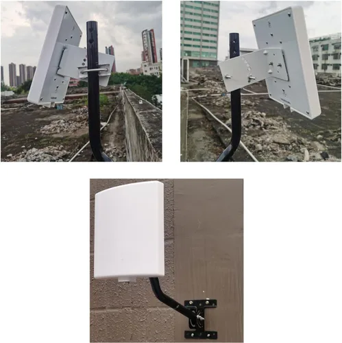 Vista 4 de Antenas WiFi de largo alcance para exteriores, kit completo de 2.4 GHz, panel externo, extensor de antena WiFi direccional para enrutador WiFi
