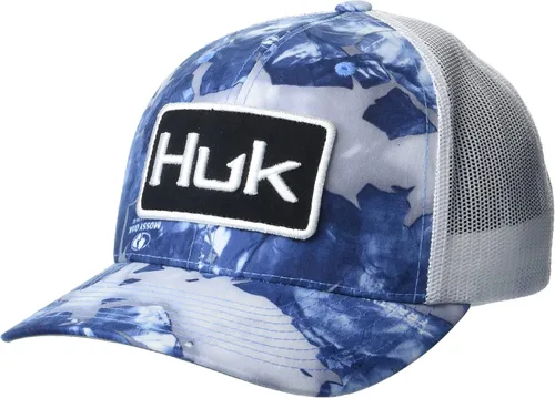 Vista 5 de HUK Huk'd Up Angler - Sombrero de pesca antirreflejos para hombre Musgo