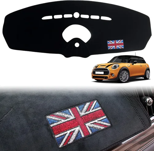 Vista 9 de Tapicería para Salpicadero Compatible con BMW Mini Cooper Serie R F, Protector Antideslizante Personalizado, Protector Solar (F55 F56)