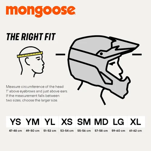 Vista 7 de Mongoose Título Casco Completo