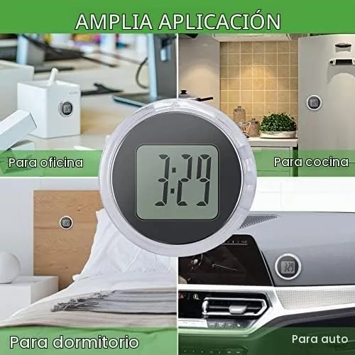 Vista 8 de Reloj digital impermeable para motocicleta, paquete de 4, 1.1 pulgadas de diámetro
